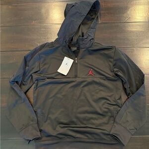 Jordan Boys Black Hoodie Jacket